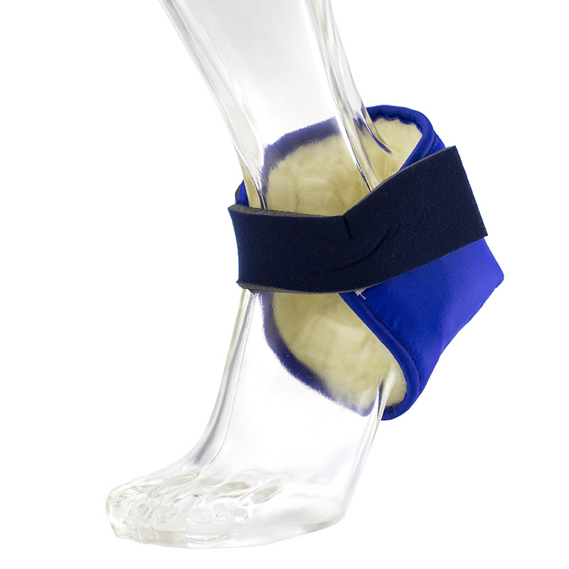 Please consult this image to see how your Heel Protectors should fit against your heels How to apply your Slippy Heel Protectors